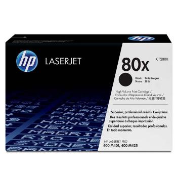 HP originál toner CF280X, black, 6900str., HP 80X, HP LaserJet+, N, 1050g, O, čierna