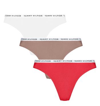 TOMMY HILFIGER - bikini 3PACK cotton essentials canyon & red - limitovaná edícia-L