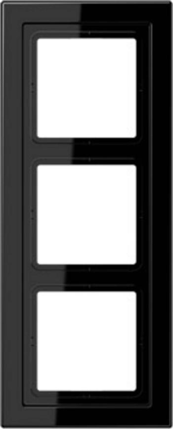 Jung 3-násobný rámček kryt  čierna LSD983SW