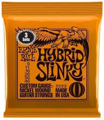 Ernie Ball 3222 Hybrid Slinky 3-Pack