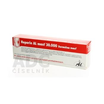 Heparin AL masť 30 000