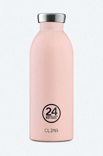 Termo fľaša 24bottles CLIMA.500.STONE.DUSTY.P-DUSTY.PINK,