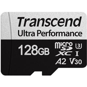 Transcend microSDXC 128 GB 340S + SD adaptér (TS128GUSD340S)