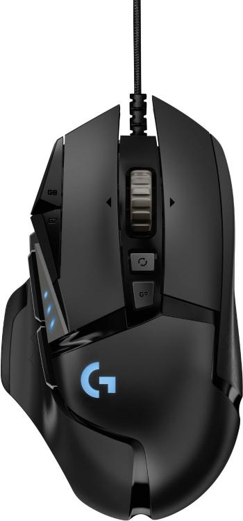 Logitech Gaming G502 Hero High Performance herná myš USB optická čierna 11 null 16000 dpi podsvietenie, úprava hmotnosti