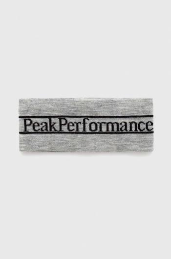 Čelenka Peak Performance Pow šedá farba