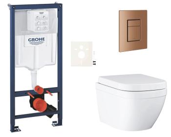 Závesný wc set do ľahkých stien / predstenová montáž Grohe Euro Ceramic SIKOGRSEUSCDL0