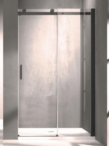 HOPA - Sprchové dvere BELVER BLACK - FARBA rámu - Čierna, Rozmer A - 110 cm, Smer zatvárania - Univerzálny Ľavé / Pravé, Výplň - Číre bezpečnostné sklo - 8 mm BCBELV11BC