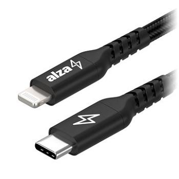 AlzaPower AluCore USB-C to Lightning MFi 1 m čierny (APW-CBMFI9401B)
