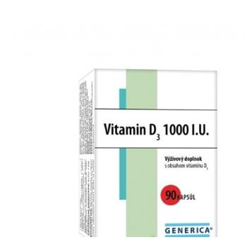 Generica Vitamin D3 1000 I.U. 90 cps
