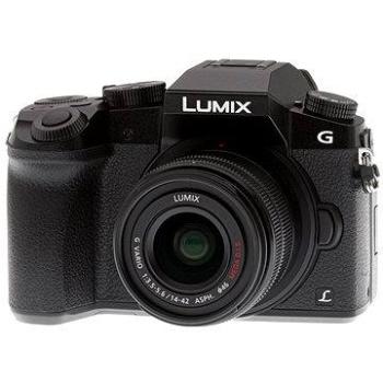 Panasonic LUMIX DMC-G7 čierny + objektív LUMIX G VARIO 14–42 mm (F3.5–5.6) (DMC-G7KEG-K)