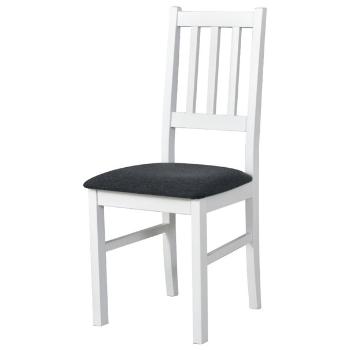 Sconto Jedálenská stolička BOLS 4 biela/čierna
