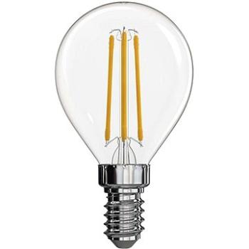 EMOS LED žiarovka Filament Mini Globe 3,4 W E14 teplá biela (1525281226)