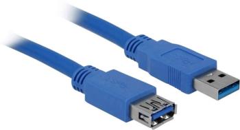 Delock #####USB-Kabel #####USB 3.2 Gen1 (USB 3.0 / USB 3.1 Gen1) #####USB-A Stecker, #####USB-A Buchse 1.00 m modrá pozl