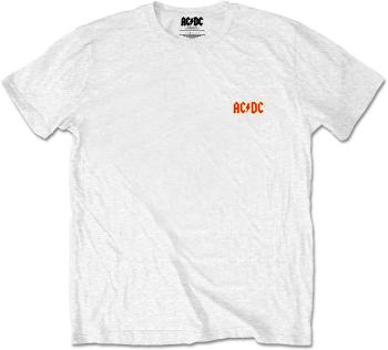 AC/DC Tričko Logo White XL