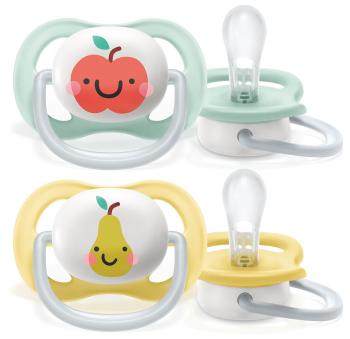 PHILIPS AVENT Cumlík Ultra air neutral 0-6m jablko 2 ks