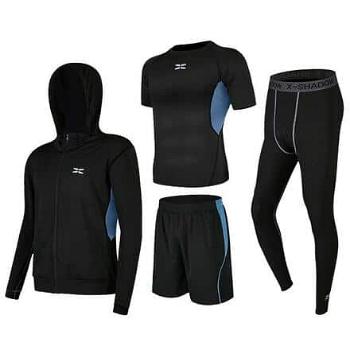 Runner 4M fitness set modrá Velikost oblečení: L