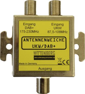 Wittenberg Antennen UKW & DAB+ anténny rozbočovač UKW, DAB +