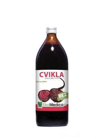 Šťava z cvikly 100% EKOMEDICA 1000 ml