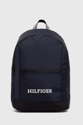 Ruksak Tommy Hilfiger pánsky, tmavomodrá farba, veľký, s potlačou