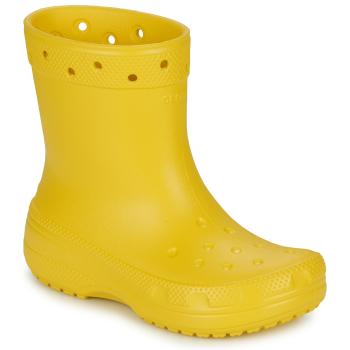 Crocs  Classic Rain Boot  Polokozačky Žltá