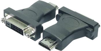 LogiLink AH0002 DVI / HDMI adaptér [1x DVI zásuvka 24+1-pólová - 1x HDMI zástrčka] čierna