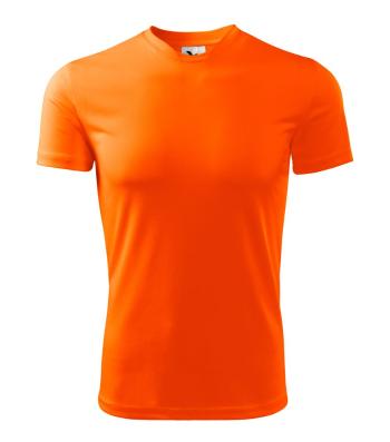 MALFINI Pánske tričko Fantasy - Neónovo oranžová | M