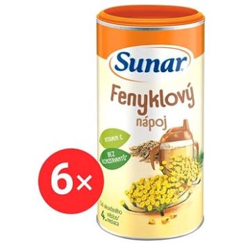 Sunar rozpustný nápoj fenyklový 6× 200 g (8592084419028)