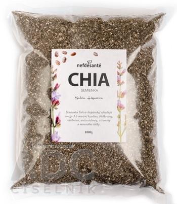 nefdesanté CHIA semienka semená Šalvie (Salvia Hispanica) 1x1000 g