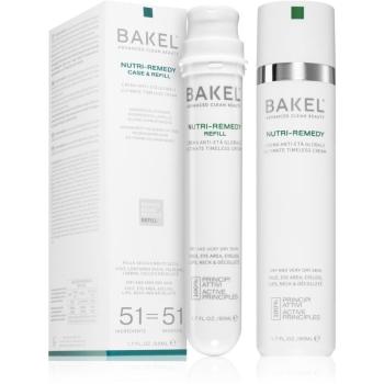 Bakel Nutri-Remedy Case & Refill pleťový krém proti vráskam pre veľmi suchú pleť + náhradná náplň 50 ml
