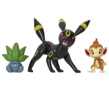 Pokémon – Battle Figure Set – 3PK: Chimchar, Oddish, Umbreon (191726425953)