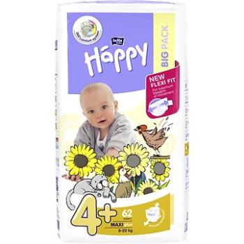 BELLA Baby Happy Maxi Plus veľkosť 4+ (62 ks) (5900516601140)