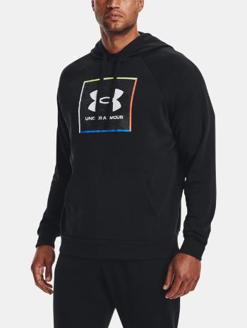 Under Armour UA Rival Flc Graphic Hoodie Mikina Čierna