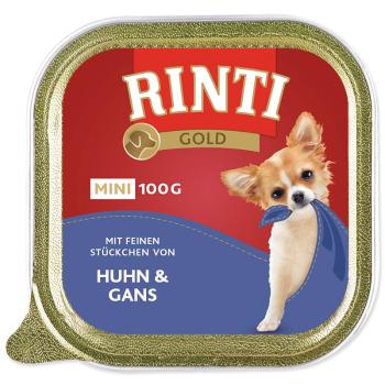 Vanička RINTI Gold Mini kuře + husa - KARTON (16ks) 100 g