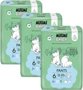 Muumi Baby Pants 6 Junior 12-20 kg, mesačné balenie nohavičkových eko plienok