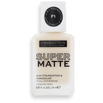 REVOLUTION RELOVE Supermatte Foundation F1 24 ml (5057566479493)