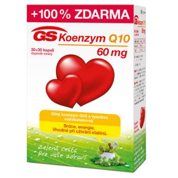 GS Koenzým Q10 60 mg 30 + 30 kapsúl ZADARMO