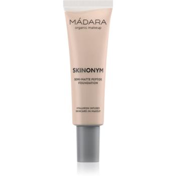 Mádara Skinonym Semi-Matte Peptide dlhotrvajúci make-up s peptidmi odtieň Ivory 20 30 ml