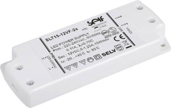 Self Electronics SLT15-24VF-2S LED driver  konštantné napätie 15 W 0.625 A 24 V/DC montáž na nehorľavom povrchu, bez mož