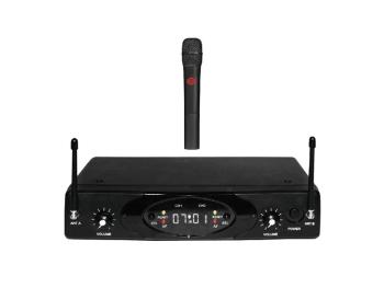 Mikrofón bezdrôtový SHOW RUD-802R / 1 x U-899H, dvojkanálová súprava, UHF