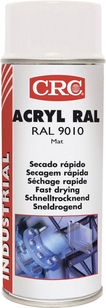 CRC 31066-AA Ochranný lak ACRYL RAL 9010 biela (matná) 400 ml