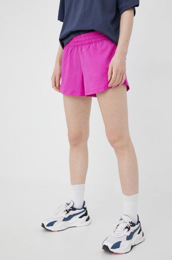 Tréningové šortky Puma 520488 dámske, ružová farba, jednofarebné, stredne vysoký pás