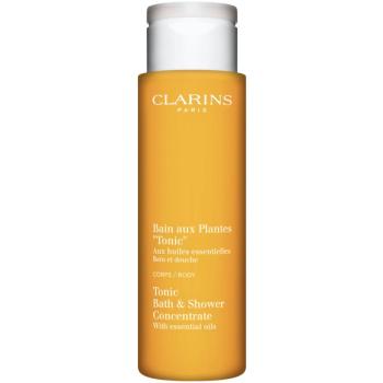 Clarins Tonic Bath & Shower Concentrate sprchový a kúpeľový gél s esenciálnymi olejmi 200 ml