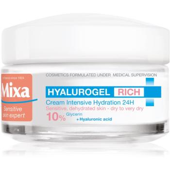 MIXA Hyalurogel Rich intenzívne hydratačný denný krém s kyselinou hyalurónovou 50 ml