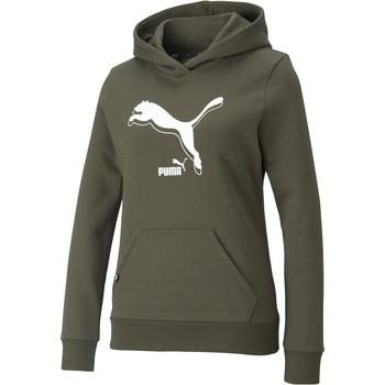 Puma  Mikiny Power Logo  Zelená