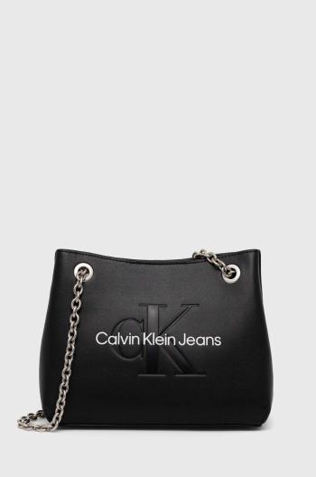 Kabelka Calvin Klein Jeans čierna farba, K60K607831