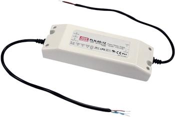 Mean Well PLN-60-12 LED driver, napájací zdroj pre LED  konštantné napätie, konštantný prúd 60 W 0 - 5 A 8.4 - 12 V/DC P
