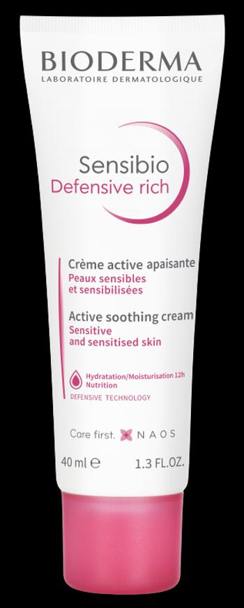 BIODERMA Sensibio Defensive rich upokojujúci krém s výživnou textúrou 40 ml