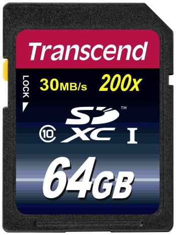 Transcend Premium SDXC karta 64 GB Class 10