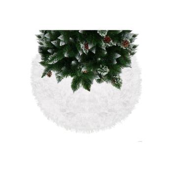 Koberec pod vianočný stromček 85 cm, biely