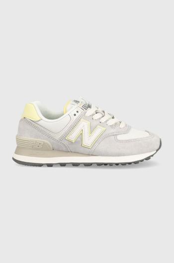 Tenisky New Balance WL574QD šedá farba